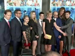 Nat Faxon, Steve Carell, AnnaSophia Robb, Zoe Levin, Liam James, Toni Collette, Jim Rash, Tom Rice, Allison Janney, Sam Rockwell, and Kevin Walsh at "The Way, Way Back " New York Premiere Stock Footage