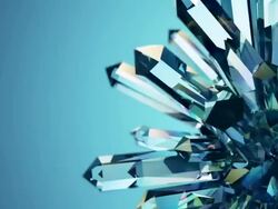 Blue crystal background Stock Footage