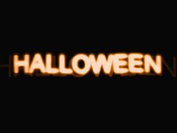 halloween title shaky Stock Footage