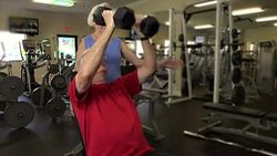 Senior Couple Working Out Stock Footage
