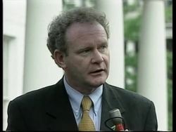 USA: WASHINGTON: SINN FEIN NEGOTIATOR McGUINNESS VISIT Instructional Video