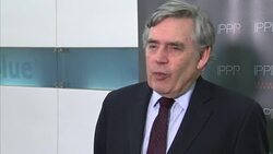 Gordon Brown comments on the Labour leadership crisis News Clip