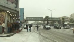 Jordan declares public holiday as snow storm sweeps in News Clip
