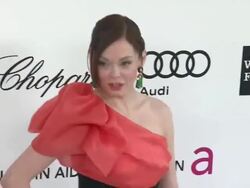 Rose McGowan at Elton John Aids Foundation Celebrates 20th Annual Academy Awards Viewing Party Stock Footage