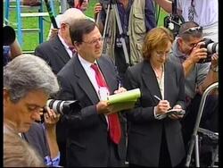 President signs order freezing assets of terrorists News Clip