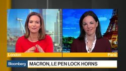 Macron, Le Pen Lock Horns During First Debate News Clip