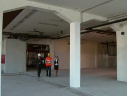 CRANE: Professional constructors Stock Footage