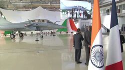 CLEAN : India takes first delivery in controversial French jet deal News Clip