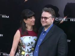 Guillermo del Toro, Lorenza Newton at Pacific Rim Los Angeles Premiere on 7/92013 in Hollywood, CA. (Footage by WireImage Video/Getty Images Entertainment Video) Stock Footage