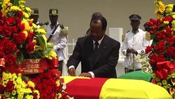 CLEAN : Ceremony held for Cameroon's fallen anti Boko Haram soldiers News Clip