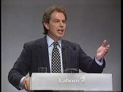 UK: BLACKPOOL: LABOUR PARTY CONFERENCE: TONY BLAIR SPEECH UPDATE News Clip