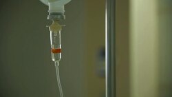 HD: Saline Drip Stock Footage