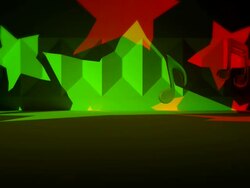 Musical Notes Jumping 3D Stock Footage