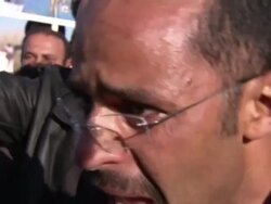 Angry Pro-Gaddafi Supporter Voxpops News Clip