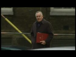 Peter Hain Cabinet arrival News Clip