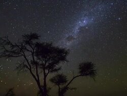 Time Lapse Kalahari Desert  Botswana  Africa Stock Footage