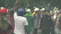 Street protests intensify in Caracas Instructional Video