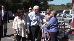 Pence visits firebombed Republican office Instructional Video