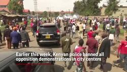 Protestors and Police Clash in Kenya Instructional Video