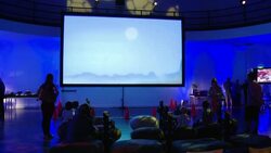 ATMOSPHERE at the DreamWorks Animation's Dinotrux Launch Event Stock Footage