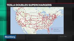 Tesla Doubles Number of Superchargers Available to Public News Clip