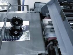 Machine Folding Paper Stock Footage