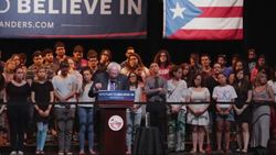 Bernie Sanders holds rally in Puerto Rico News Clip