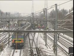 Belgium - Train collision News Clip