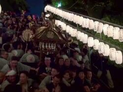 Shinagawa Shrine fest Stock Footage