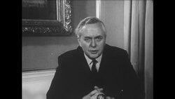 CAN421 PRIME MINISTER HAROLD WILSON RECORDS HIS TRIBUTE TO SIR WINSTON CHURCHILL News Clip