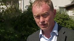 Tim Farron Lib Dem Leader re Prince Philip Retires News Clip