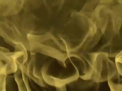 HD SLOW-MOTION: Abstract Yellow Flames Stock Footage