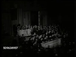 1941: WORLD WAR II SPEECH: President Franklin D. Roosevelt SOT 'Yesterday, December 7th 1941, a date which will live in infamy, the United States of America was suddenly and deliberately attacked by naval & air forces of the Empire of Japan.' B Cam Instructional Video
