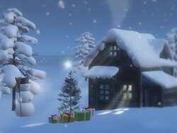 Christmas night Stock Footage