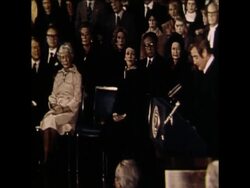 SYND 16 1 78 HUMPHREY MEMORIAL SERVICE WITH NIXON, FORD AND CARTER News Clip