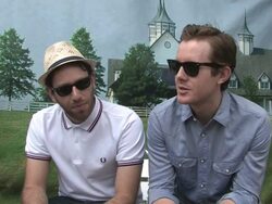 INTERVIEW: Chase and Status on wanting to collaborate with Stevie Wonder at the Wireless Festival 2010 Stock Footage