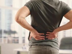 Back pain Stock Footage