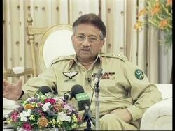 Musharraf presser following referendum victory News Clip