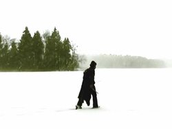 lonely traveler Stock Footage