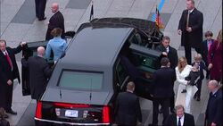 Trump Family Attends Inaugural Parade Instructional Video