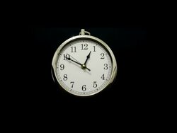 Time lapse Clock with Time going Forwards then Backwards Stock Footage