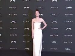 Dakota Johnson at 2014 LACMA Art+Film Gala Honoring Barbara Kruger And Quentin Tarantino Presented By Gucci Stock Footage