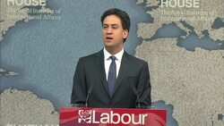 General Election 2015 - Ed Miliband Foreign Policy Speech At Chatham House News Clip