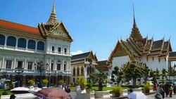 Timmerages wat phra kaew Stock Footage