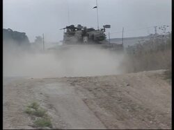 Israeli troops concentrate on the border, force enters gate in northern Gaza News Clip