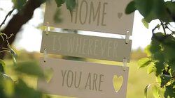 beautiful love massage on the three Stock Footage