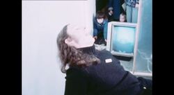 SYND 30 12 76 VIDEO ART EXHIBITION AT TATE GALLERY News Clip