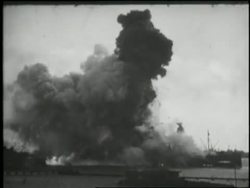 In 1941 the Japanese bomb Pearl Harbor. News Clip