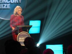 Lauren Laverne announces the 2011 Barclaycard Mercury Prize nominees at the Barclaycard Mercury Prize Nominations at London England. (Footage by WireImage Video/Getty Images Entertainment Video) Stock Footage