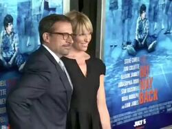 Steve Carell and Toni Collette at "The Way, Way Back " New York Premiere Stock Footage